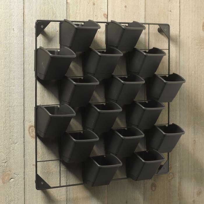 Vertical garden wall systems